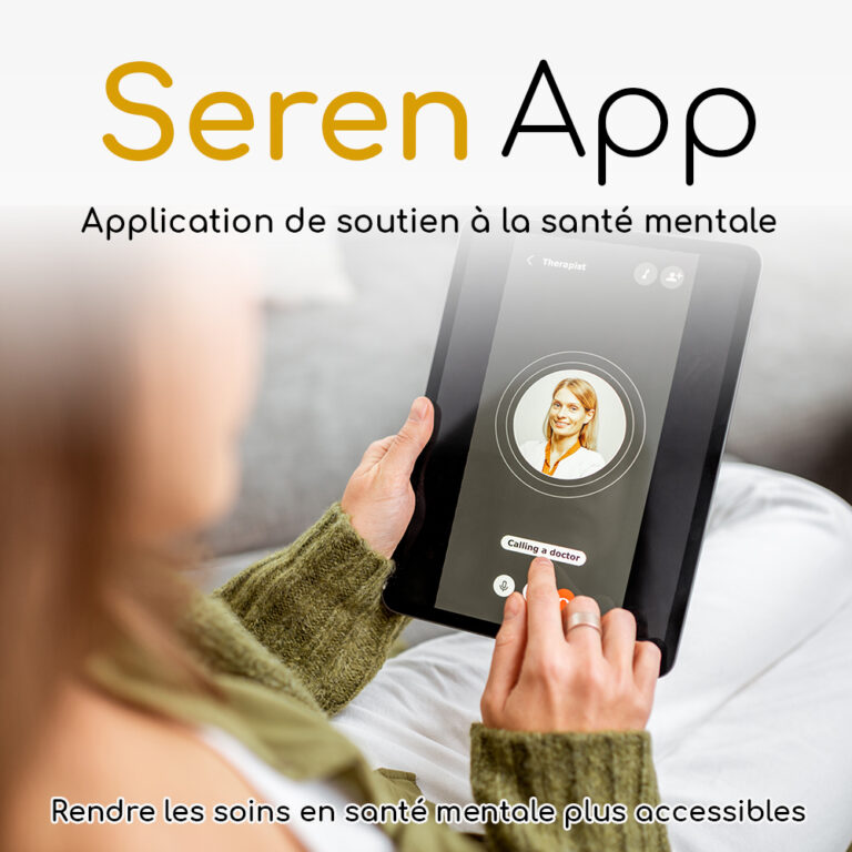 SERENAPP – application de soutien à la santé mentale